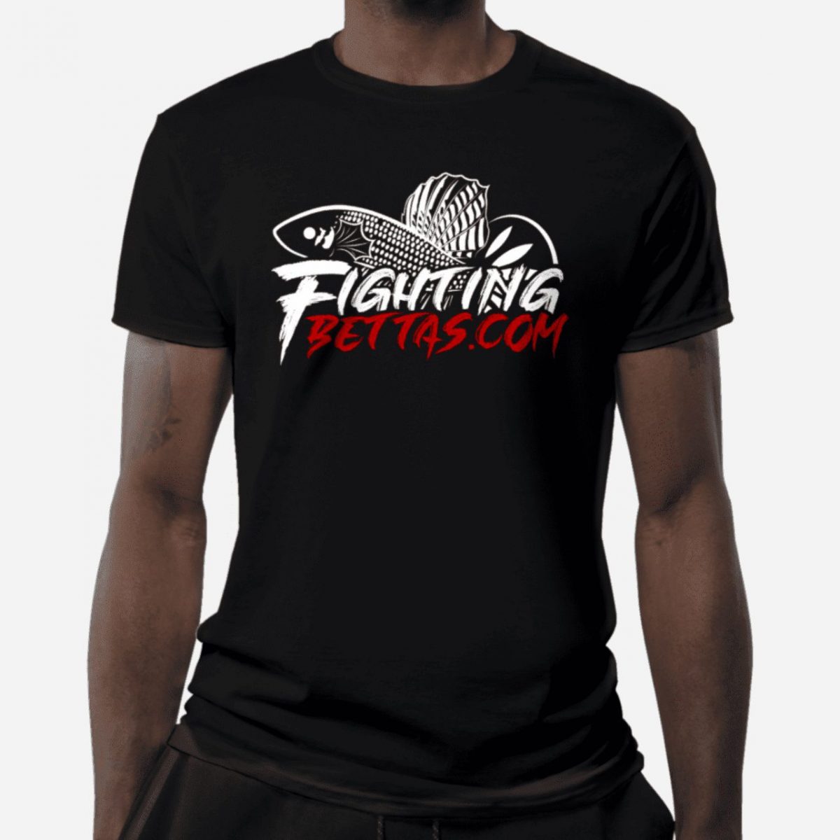 FightingBettas Official Logo T-Shirt 100% ring spun cotton - Image 2