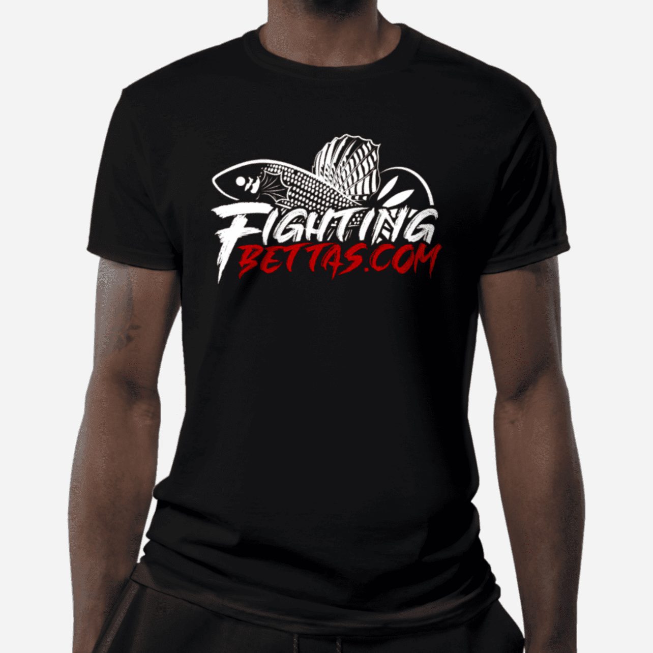 FightingBettas Official Logo T-Shirt 100% ring spun cotton - Image 2